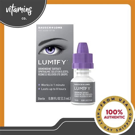 lumify eye drops fda